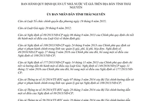 Quyết định 09/2017/QĐ-UBND quy định quản lý nhà nước về giá Thái Nguyên