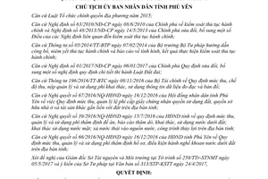 Quyết định 1008/QĐ-UBND 2017 công bố thủ tục hành chính Sở Tài nguyên Môi trường Phú Yên