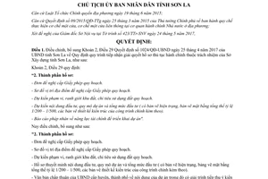 Quyết định 1349/QĐ-UBND 2017 điều chỉnh Quyết định 1024 QĐ-UBND giải quyết hồ sơ Sơn La