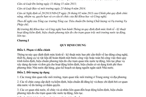 Thông tư 06/2017/TT-BKHCN định mức kinh tế kỹ thuật kiểm định hiệu chuẩn phương tiện đo