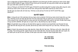 Quyết định 738/QĐ-UBND 2017 công bố và bãi bỏ thủ tục hành chính lĩnh vực Văn hóa Trà Vinh