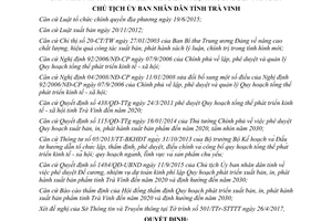 Quyết định 750/QĐ-UBND 2017 Quy hoạch phát triển xuất bản in phát hành xuất bản phẩm Trà Vinh