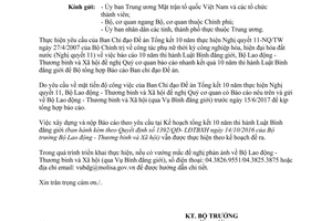Công văn 1726/LĐTBXH-BĐG 2017 báo cáo nhanh kết quả 10 năm thi hành Luật Bình đẳng giới
