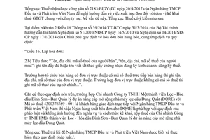 Công văn 2043/TCT-DNL 2017 xuất hóa đơn kê khai thuế giá trị gia tăng công ty mẹ