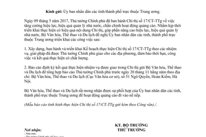 Công văn 2130/BVHTTDL-VHCS 2017 thực hiện Chỉ thị 17/CT-TTg quản lý chấn chỉnh quảng cáo