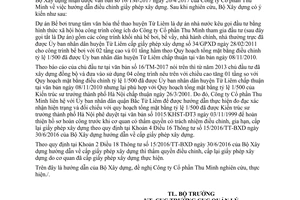 Công văn 70/BXD-HĐXD 2017 điều chỉnh giấy phép xây dựng