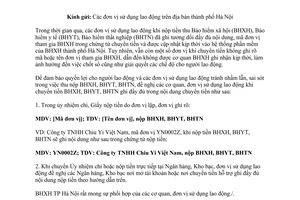 Công văn 1124/BHXH-KHTC 2017 ghi nội dung chuyển tiền nộp bảo hiểm y tế xã hội thất nghiệp