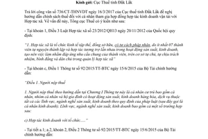 Công văn 2146/TCT-TNCN 2017 chính sách thuế đối với hoạt động hợp tác kinh doanh vận tải