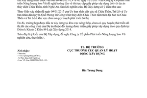 Công văn 77/BXD-HĐXD 2017 hướng dẫn về giấy phép xây dựng công trình