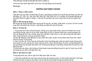 Nghị định 77/2019/NĐ-CP về tổ hợp tác