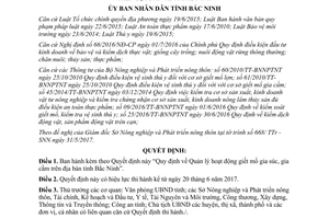 Quyết định 14/2017/QĐ-UBND Quy định Quản lý hoạt động giết mổ gia súc gia cầm Bắc Ninh