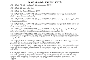 Quyết định 1594/QĐ-UBND 2017 phê duyệt quy hoạch xây dựng thành phố Sông Công Thái Nguyên