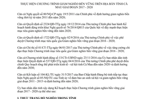 Kế hoạch 53/KH-UBND 2017 Chương trình giảm nghèo bền vững Cà Mau