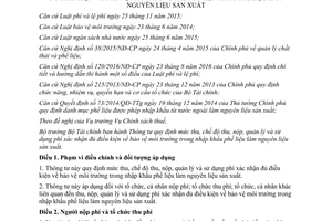 Thông tư 62/2017/TT-BTC quy định phí xác nhận đủ điều kiện bảo vệ môi trường nhập khẩu phế liệu