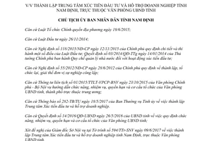 Quyết định 1378/QĐ-UBND 2017 thành lập Trung tâm Xúc tiến đầu tư hỗ trợ doanh nghiệp Nam Định