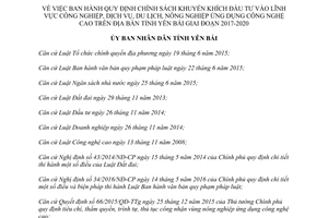 Quyết định 09/2017/QĐ-UBND chính sách đầu tư ứng dụng công nghệ cao Yên Bái 2017 2020