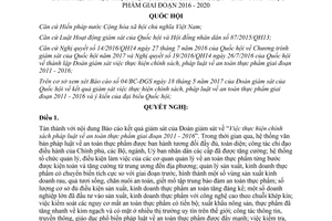 Nghị quyết 43/2017/QH14 đẩy mạnh pháp luật an toàn thực phẩm 2016 2020