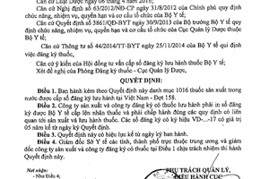 Quyết định 229/QĐ-QLD 2017 danh mục 1016 thuốc trong nước cấp số lưu hành Việt Nam Đợt 158