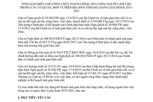 Kế hoạch 180/KH-UBND 2017 tinh giản biên chế công chức người làm cơ quan Hà Giang 2015 2021