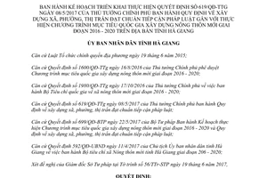 Quyết định 1148/QĐ-UBND 2017 thực hiện 619/QĐ-TTg xã phường tiếp cận pháp luật Hà Giang