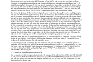 Chỉ thị 10/CT-UBND 2017 tinh giản biên chế cơ cấu lại cán bộ công viên chức Quảng Nam