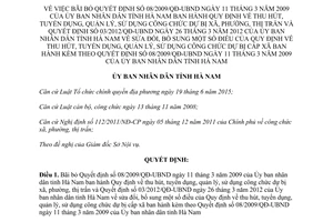 Quyết định 19/2017/QĐ-UBND bãi bỏ Quyết định thu hút sử dụng công chức dự bị xã Hà Nam