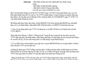 Công văn 2158/BHXH-DVT 2017 hướng dẫn thanh toán chi phí vật tư y tế 04/2017/TT-BYT