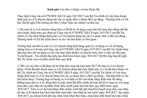 Công văn 2228/LĐTBXH-KHTC 2017 yêu cầu rà soát bố trí sử dụng xe ô tô chuyên dùng