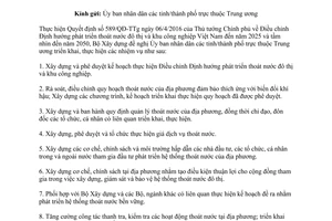 Công văn 1274/BXD-HTKT 2017 Điều chỉnh Định hướng phát triển thoát nước đô thị khu công nghiệp