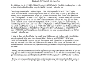 Công văn 7504/BTC-QLCS 2017 sử dụng hóa đơn bán tang vật vi phạm hành chính