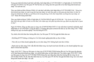 Công văn 2079/HQHN-TXNK 2017 vướng mắc xử lý thuế hàng kinh doanh tạm nhập tái xuất Hà Nội