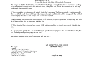 Công văn 6372/VPCP-KTTH 2017 xử lý thông tin báo chí phản ánh về thuế