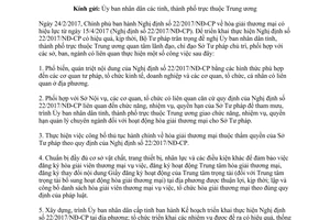 Công văn 2147/BTP-BTTP 2017 thực hiện Nghị định 22/2017/NĐ-CP hòa giải thương mại