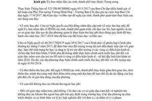 Công văn 2794/BGDĐT-KHTC 2017 báo cáo cam kết thực hiện giá dịch vụ giáo dục năm học 2017 2018
