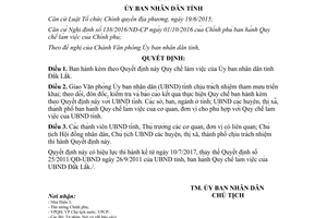 Quyết định 19/2017/QĐ-UBND Quy chế làm việc của Ủy ban nhân dân Đắk Lắk