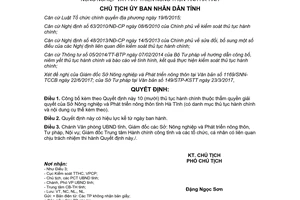 Quyết định 1835/QĐ-UBND 2017 thủ tục hành chính thẩm quyền giải quyết Sở Nông nghiệp Hà Tĩnh