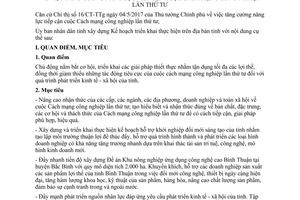 Kế hoạch 2528/KH-UBND 2017 tăng cường tiếp cận cuộc Cách mạng công nghiệp Bình Thuận