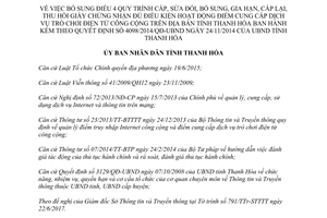 Quyết định 2385/2017/QĐ-UBND Giấy chứng nhận đủ điều kiện hoạt động trò chơi điện tử Thanh Hóa