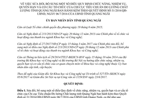 Quyết định 43/2017/QĐ-UBND cơ cấu tổ chức Chi cục Đo lường Chất lượng Quảng Ngãi