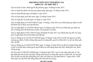 Nghị quyết 67/2017/NQ-HĐND lệ phí Giấy chứng nhận quyền sử dụng đất quyền sở hữu Đồng Nai