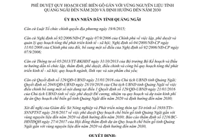 Quyết định 485/QĐ-UBND 2017 chế biến gỗ gắn với vùng nguyên liệu Quảng Ngãi 2020 2030