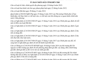 Quyết định 34/2017/QĐ-UBND luân chuyển hồ sơ nghĩa vụ tài chính người sử dụng đất Bến Tre