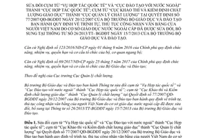 Thông tư 17/2017/TT-BGDĐT sửa đổi cụm từ trong 77/2007/QĐ-BGDĐT 26/2013/TT-BGDĐT