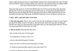 Kế hoạch 172/KH-UBND 2017 công tác dân số kế hoạch hóa gia đình Hà Nội 2016 2020