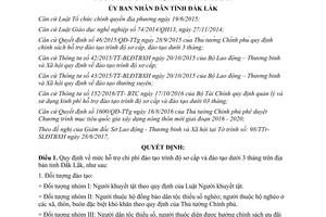 Quyết định 21/2017/QĐ-UBND mức hỗ trợ chi phí đào tạo trình độ sơ cấp và đào tạo Đắk Lắk