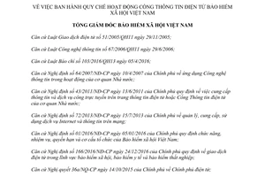 Quyết định 1293/QĐ-BHXH 2017 quy chế hoạt động Cổng thông tin điện tử Bảo hiểm xã hội Việt Nam