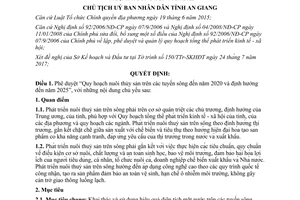 Quyết định 2282/QĐ-UBND 2017 phê duyệt Quy hoạch nuôi thủy sản trên tuyến sông An Giang