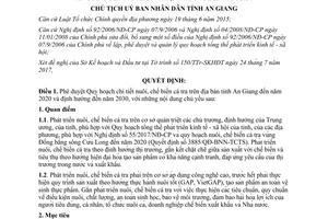 Quyết định 2281/QĐ-UBND 2017 phê duyệt Quy hoạch chi tiết nuôi chế biến cá tra An Giang