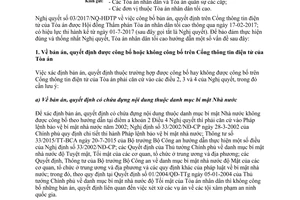 Công văn 144/TANDTC-PC 2017 thi hành Nghị quyết 03/2017/NQ-HĐTP