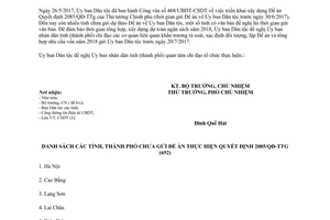 Công văn 652/UBDT-CSDT 2017 xây dựng đề án thực hiện 2085/QĐ-TTg